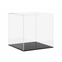 vidaxl boîte d'affichage transparente 30x30x30 cm acrylique