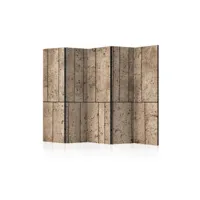 paravent 5 volets - beige wall ii [room dividers] a1-paraventtc1097
