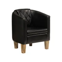 fauteuil repose moderne, fauteuil cabriolet noir cuir véritable deco93787 best00004553363-vd-confoma-fauteuil-m07-240