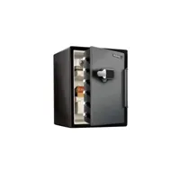 master lock coffre-fort sécurité a combinaison électronique - noir et gris anthracite lfw205fyc