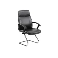 chaise de bureau macquarie, chaise de direction avec accoudoirs, chaise de bureau ergonomique, noir, 60x59h95, cm 8052773852913