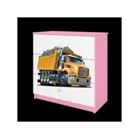 commode babydreams camion rose