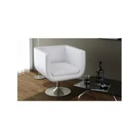 fauteuil salon - fauteuils de bar lot de 2 blanc similicuir - design rétro best00001644098-vd-confoma-fauteuil-m05-1650