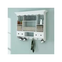 vidaxl armoire murale de cuisine bois blanc 241372