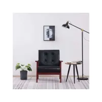 fauteuil  fauteuil de relaxation fauteuil salon noir similicuir meuble pro frco45581