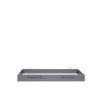 denis - tiroir en pin fsc pour lit 90x200 - couleur - gris anthracite 365568-gbs