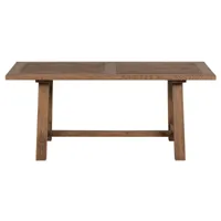table à manger - bois - naturel - 76x180x90 - farm farm coloris naturel - 76x180x90 cm