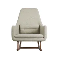 fauteuil à bascule myruf gris clair azura-41402