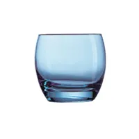 verre gobelet bleu arcoroc salto ice blue 320 ml - boite de 24 - verre