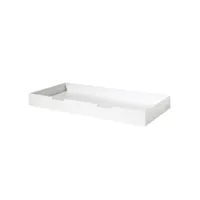 paris prix - tiroir de lit pin massif housebed 90x200cm blanc