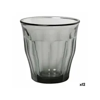 set de verres duralex picardie gris 6 pièces 250 ml (12 unités)