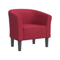 fauteuil salon - fauteuil cabriolet rouge bordeaux tissu 70x56x68 cm - design rétro best00001394865-vd-confoma-fauteuil-m05-982
