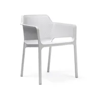 fauteuil en polypropylène net - bianco 00 - sans coussin mp-2112_2156626lc