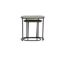 light & living table d'appoint bocov - bronze antique - 53x26x53cm 6746018