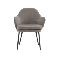 chaises de salle à manger brun velours nid d'abeille et pu-cuir de couleur assortie unique chaises jambes de fer - 1 chaise
