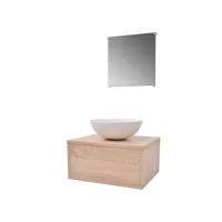colonne salle de bain - moderne meubles de salle de bains trois pièces beige fr2024