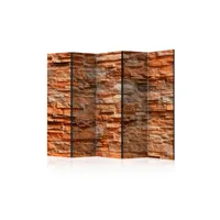 paravent 5 volets - orange stone ii [room dividers] a1-paraventtc1183