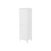 armoire-vestiaire 3 compartiments intérieurs en acier blanc 38x38x137,5 cm haute 490011983