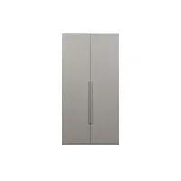 rens - armoire en bois h210cm - couleur - gris clair