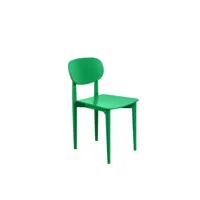 chaise en bois de hêtre massif vert sandro