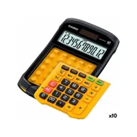 calculatrice casio wm-320mt jaune noir 3,3 x 10,9 x 16,9 cm (10 unités)
