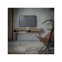 meuble tv en bois massif kiruna