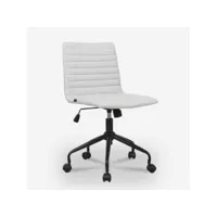 chaise de bureau ergonomique et réglable grise zolder moon