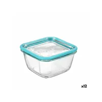 panier-repas carré avec couvercle bormioli rocco frigoverre future transparent 773 ml verre (12 unités)