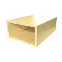 cube de rangement bois 75x50 cm  miel cube75-m
