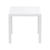 table arctic 800x800 (ares 80) - resol - blanc - polypropylène 800x800x750mm