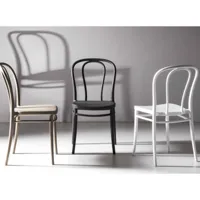 chaise bistrot-couleur blanc