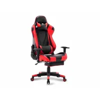 fauteuil de bureau sport chaise gaming racing siège synthétique rouge et noir helloshop26 19_0000415