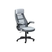 paris prix - fauteuil de bureau design lexon 128cm gris