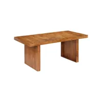 vidaxl table de salle à manger 180x90x75 cm bois solide d'acacia 247491
