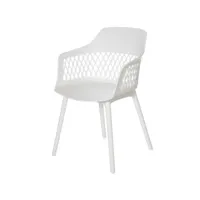 chaises en polypropylène kadena-couleur blanc
