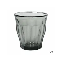 set de verres duralex picardie gris 4 pièces 250 ml (12 unités)