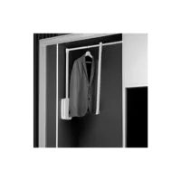 emuca penderie rabattable pour armoire sling, 450 - 600, plastique blanc, acier et plastique. 7030015