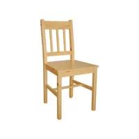 clicnbuy - chaises de cuisine - chaises de salle à manger 2 pcs bois de pin 241514