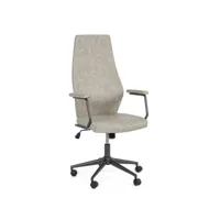 fauteuil de bureau jamie gris clair