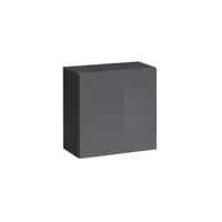 vitrine carrée - switch sw 3 - l 60 cm x p 30 cm x h 60 cm - graphite