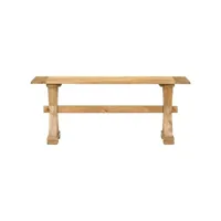 banc, banquette style classique chic 110x35x45 cm bois massif de manguier -asaf11348 meuble pro