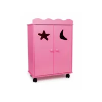 small foot armoire de poupée rose jennifer