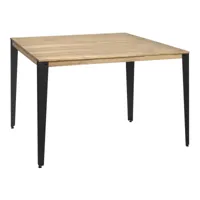 table mange debout lunds 80x160x110cm  noir-vieilli. box furniture ccvl80160108 ng-ev