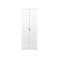 trixie - armoire multiusage 2 portes coloris blanc