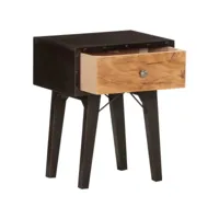 table de chevet - table d'appoint - bout de canapé, armoire de chevet 40x30x50 cm bois de récupération massif togp96613