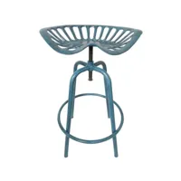 esschert design chaise tracteur bleu ih034 de 406523