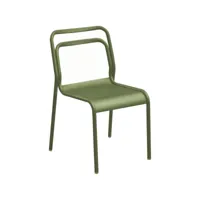 chaise en aluminium eos amande