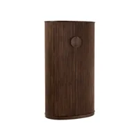meuble bar rayi 2 portes en bois de manguier brun foncé. 20100991343