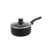 casserole aluminium anti adhésif 20cm tfsi laura noir kitchencook