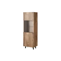 come - vitrine - bois - 60x182 cm - style contemporain - best mobilier - bois
